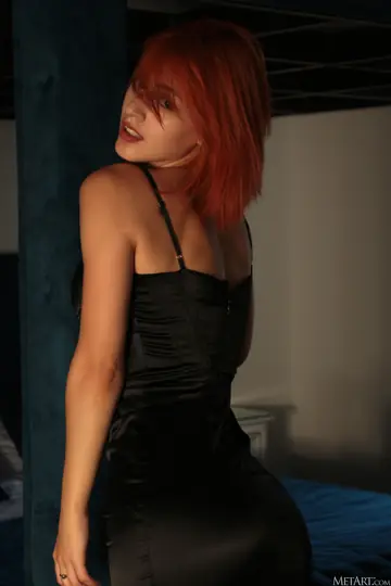 Tall Ukrainian Redhead Poses Nude Showing Her Tattoos