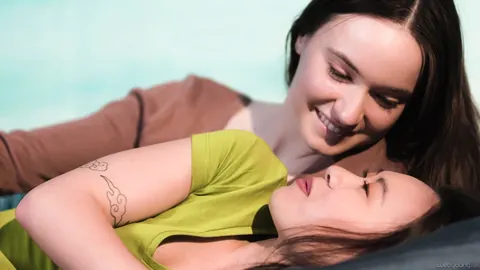 Hazel Moore: Busty Asian Brunette Licks Pussy and Fingers Her Lover – photo 4 of 15