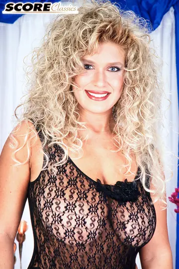 Tall Blonde MILF Strips Off Her Lingerie and Shows Her Hairy Bush