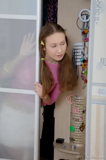 Slim European in a Skirt Gets Her Pussy Licked and Spreads Wide