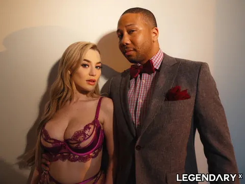 Blake Blossom: Thick Blonde in Lingerie Fucks a Black Man – photo 14 of 15