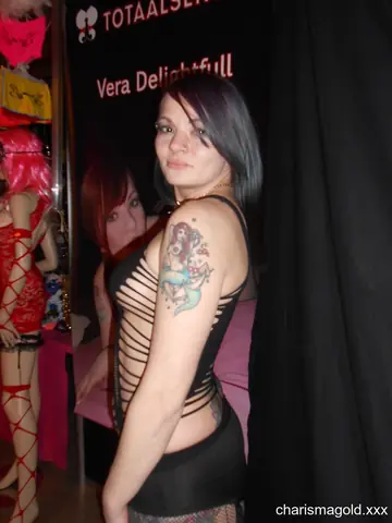 Busty Dutch MILF Strips Out of Her Leather Shorts in Pantyhose and Boots