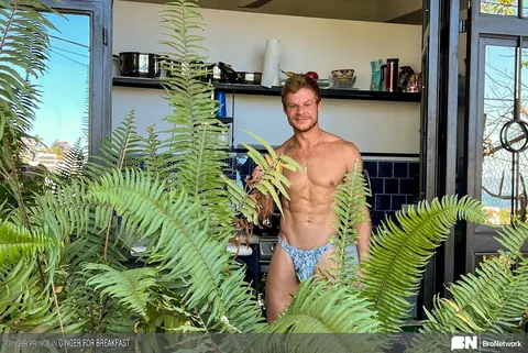 Redheaded Guy Poses Nude and Engages in Anal Play Outdoors – photo 7 of 20