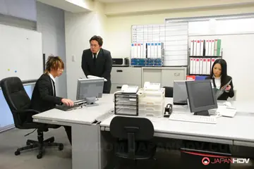 Ai Mizushima – Japanese Secretary MILF Takes Anal Cowgirl and a Creampie in the Office
