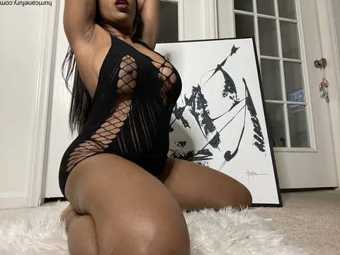 Ebony Brunette with Big Tits and Glasses Spreads Her Pussy – photo 4 of 15