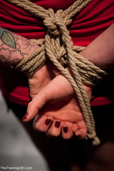 Ariel X: Tall Ebony MILF with Red Hair in Glasses Submits to Lesbian Bondage – photo 6 of 21