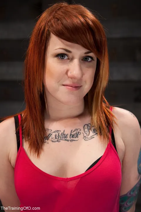 Ariel X: Tall Ebony MILF with Red Hair in Glasses Submits to Lesbian Bondage – photo 3 of 21