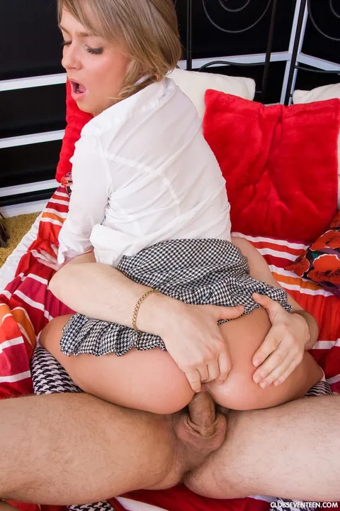 Woman in Uniform and Panties Takes Anal Doggy Style – photo 11 of 21