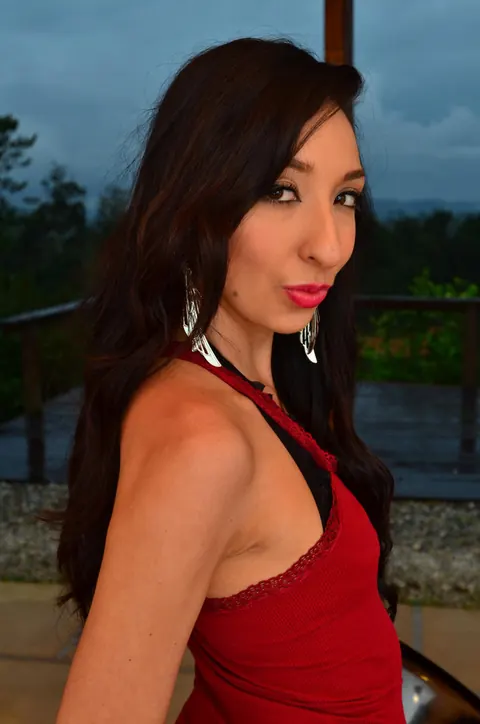 Alicia Duran: Latina Brunette Strips Out of Her Jeans Outdoors – photo 15 of 17