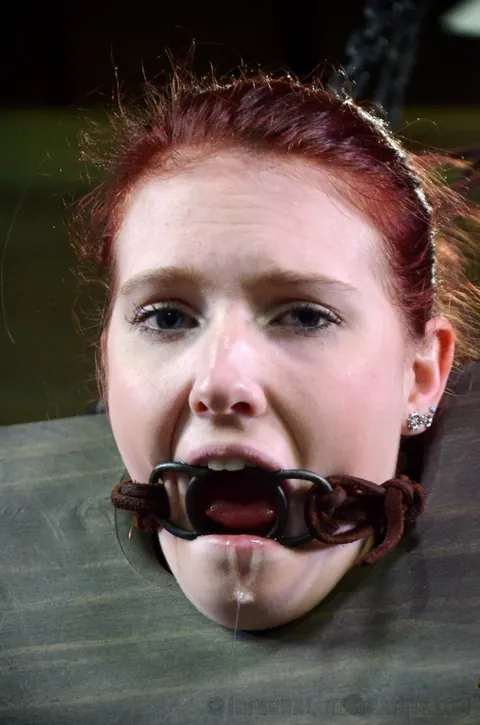 Ashley Lane: Pale Redhead Endures Bondage and Spreads Her Pussy – photo 15 of 16