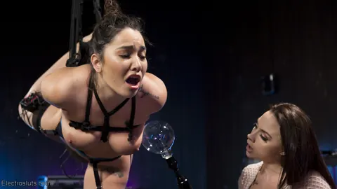 Chanel Preston: Two Curvy Brunettes Play with a Dildo in Bondage – photo 5 of 20