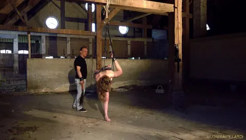Fira Ventura: Blonde in Bondage Sucks Cock and Spreads Her Legs – photo 9 of 17