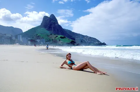 Caroline Cage: Two European Blondes with Enhanced Tits Lick and Finger Each Other – photo 8 of 10