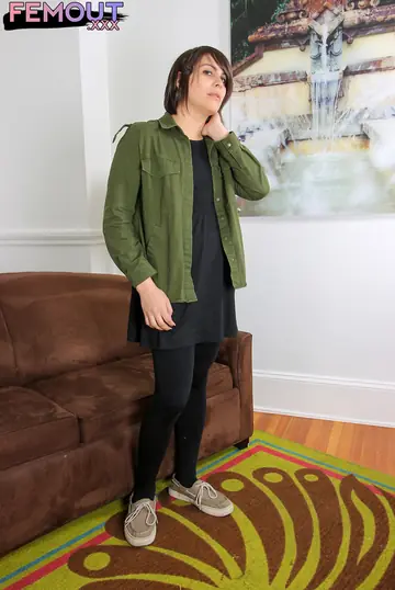Trans Woman in Panties Poses and Reveals Her Body