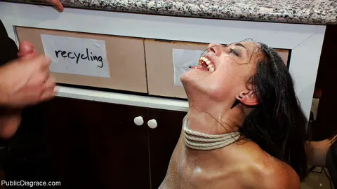 Lyla Storm: Latina with Natural Tits Bound and Fucked in Public Group – photo 3 of 20