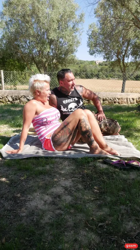 Ginger Costello: Thick Blonde German with Big Tits Fucks Outdoors for a Cumshot – photo 1 of 15