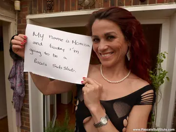 Monica Bollocksy – Slim Redhead MILF in Stockings Pulls Panties Aside