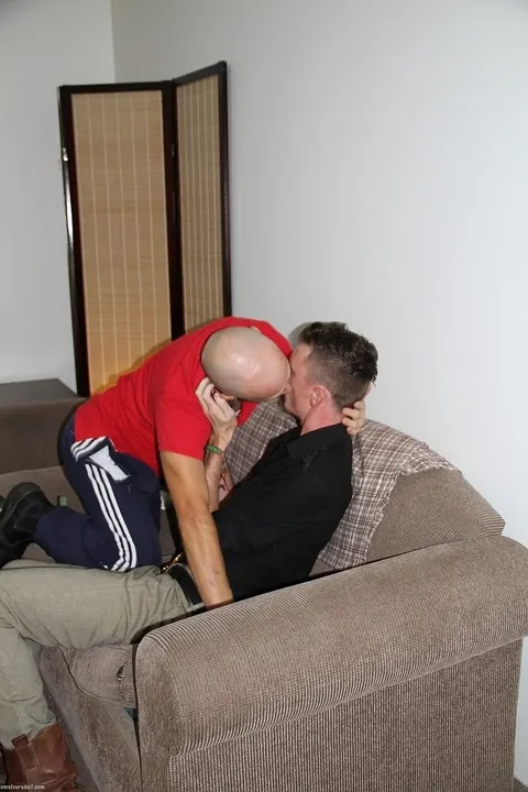 Two Hairy Men Give Each Other Blowjobs – photo 16 of 21