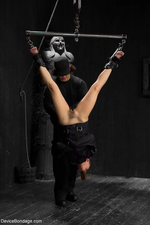 Kristina Rose: Petite Latina MILF Hangs Upside Down in Bondage Heels – photo 8 of 21