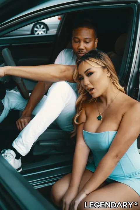 Asian Blonde with Big Tits Squirts During Public Anal Sex – photo 2 of 15