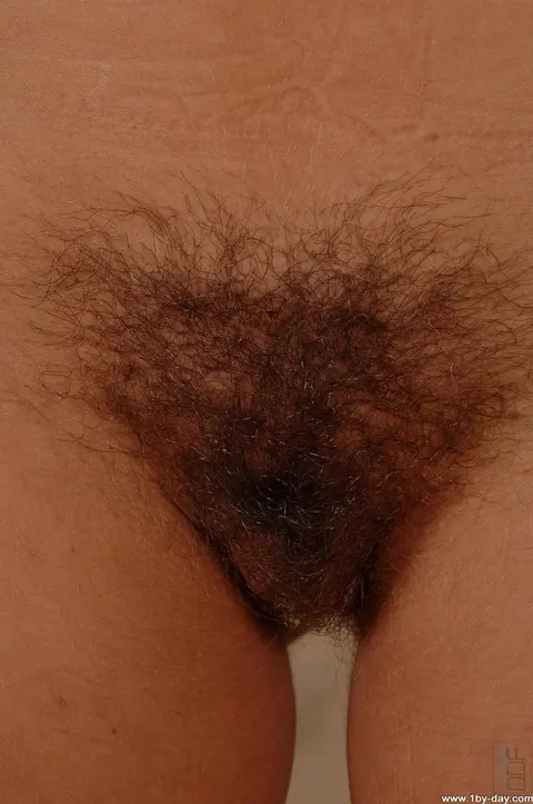 Busty Brunette Peels Off Her Lingerie and Spreads Her Hairy Pussy – photo 8 of 21