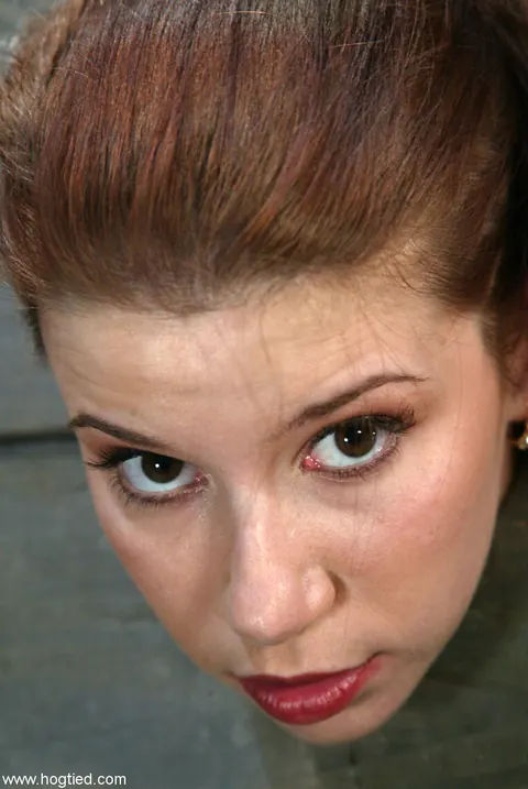 Sarah Blake: Thick Redhead Takes an Anal Dildo While Bound – photo 3 of 21