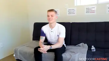 Man Strokes His Cock and Fingers His Ass Solo