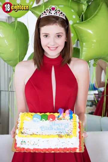 Blaire Ivory – Tall Pale Brunette Masturbates on the Table for Her Birthday