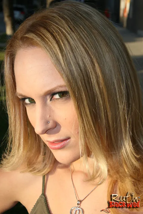 Ruth Blackwell: Slim Blonde MILF Takes Interracial Anal in a Threesome – photo 1 of 21
