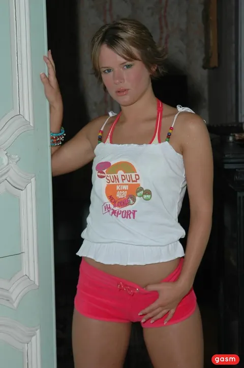 Claire Robbins: Redhead MILF Strips and Shows Her Small Natural Tits – photo 11 of 20