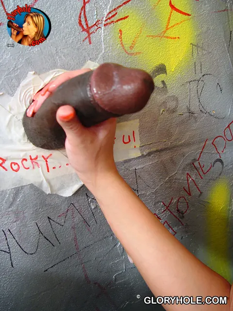 Britney Madison: Busty Blonde Sucks and Fucks a BBC at the Gloryhole – photo 10 of 21