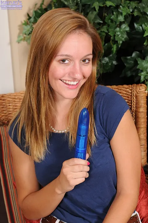 Chandler Fay: Busty Redhead Strips Off Her Lingerie and Uses a Dildo – photo 1 of 15