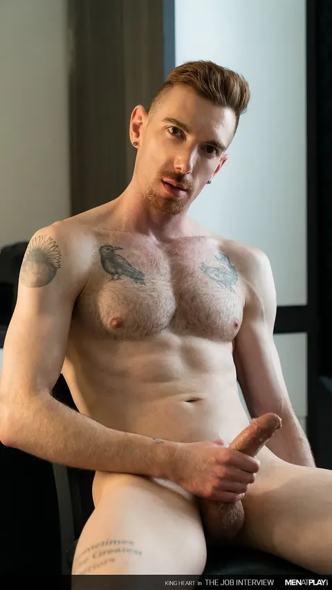 Athletic Man Strips and Strokes His Cock – photo 18 of 21