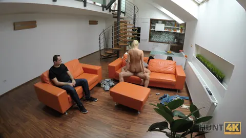 Thick Blonde Fucks a Stranger While Her Boyfriend Watches – photo 9 of 21