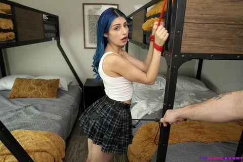 Jewelz Blu: Busty Brunette Has BDSM Sex in the Bedroom – photo 10 of 16