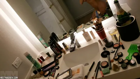 Meet Madden: Blonde MILF with Big Tits Takes Mirror Selfies in the Bathroom – photo 10 of 15