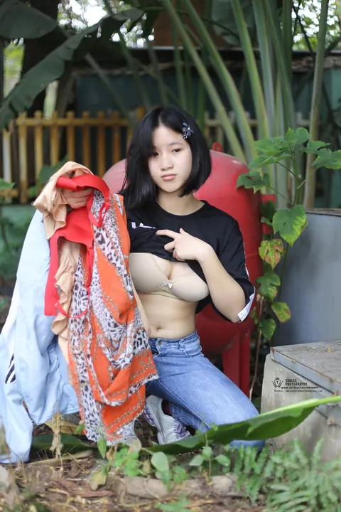 Busty Asian Brunette Undresses and Gets Fucked – photo 2 of 20