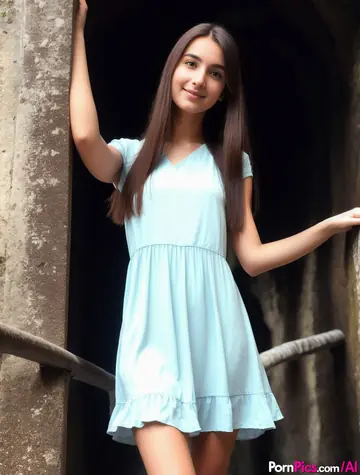 AI-Generated Woman Spreads Her Pussy Outdoors