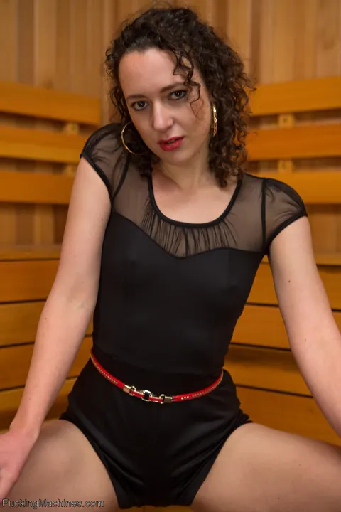 Lilith Luxe: Petite Curly Brunette Takes Anal, Then Uses a Dildo in Bondage – photo 2 of 21