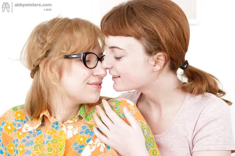 Busty Hairy Lesbians in Glasses Lick and Facesit Each Other – photo 3 of 16