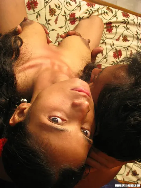 Slim Indian Brunette in Pigtails Spreads and Sucks Cock – photo 9 of 15