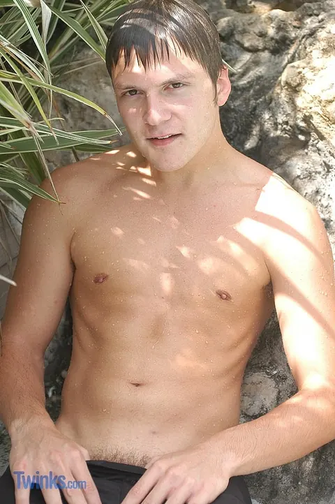 Hairy Man Strips Naked and Poses Outdoors – photo 10 of 21