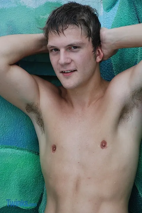 Hairy Man Strips Naked and Poses Outdoors – photo 21 of 21