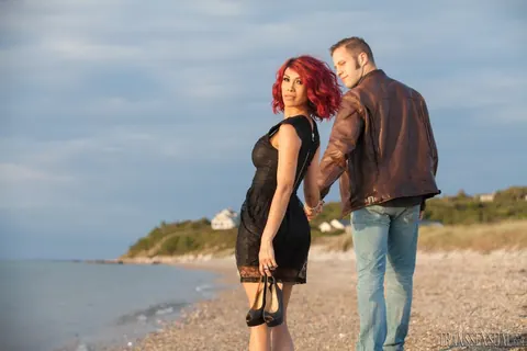 Trans Woman Stands Nude Outdoors and Arches Her Back – photo 8 of 15