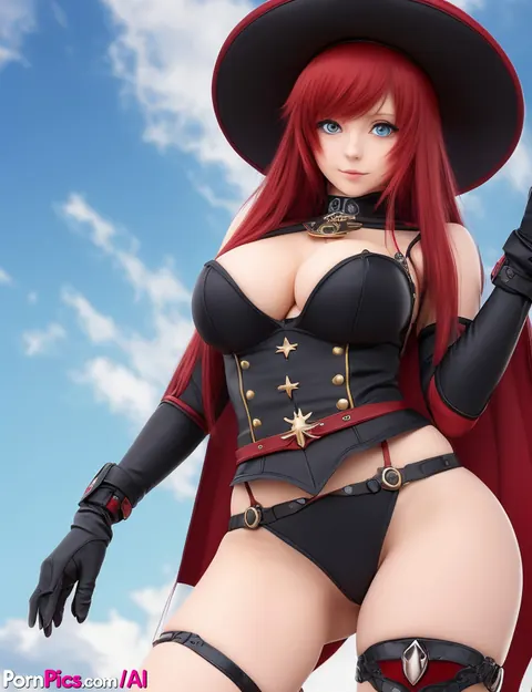 AI-Generated Woman Shows Off Her Massive Tits Topless – photo 8 of 11