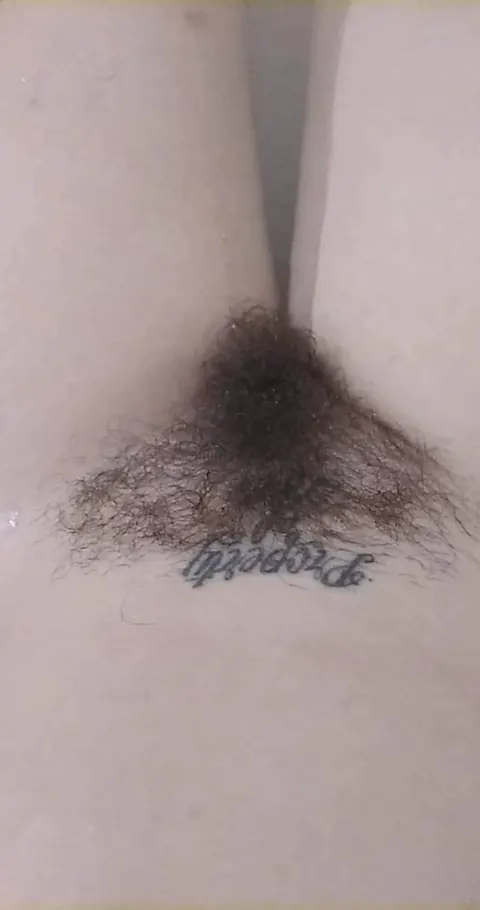 Busty Brunette Reveals Her Hairy Pussy in the Bathroom – photo 11 of 14