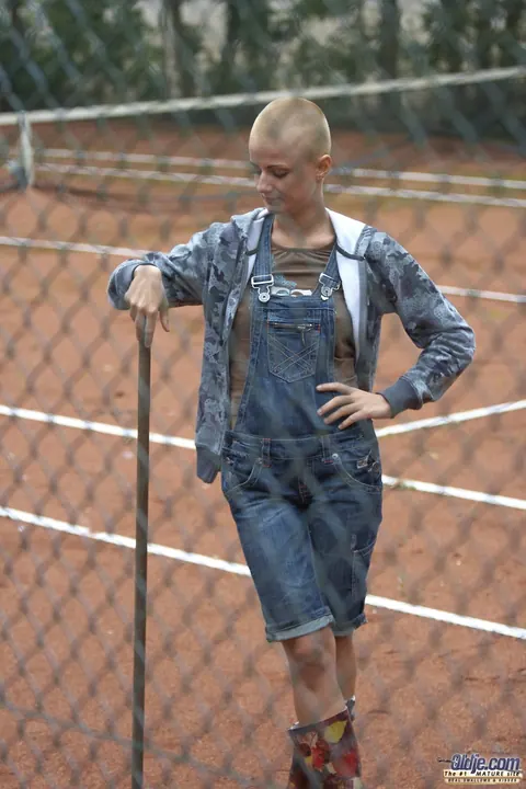 Sinead: Blonde in Boots Sucks and Fucks an Older Man Outdoors – photo 3 of 16