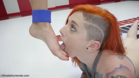 Lea Lexis & Sully Savage: Blonde and Redhead Lick Pussy in Lesbian Bondage – photo 14 of 20