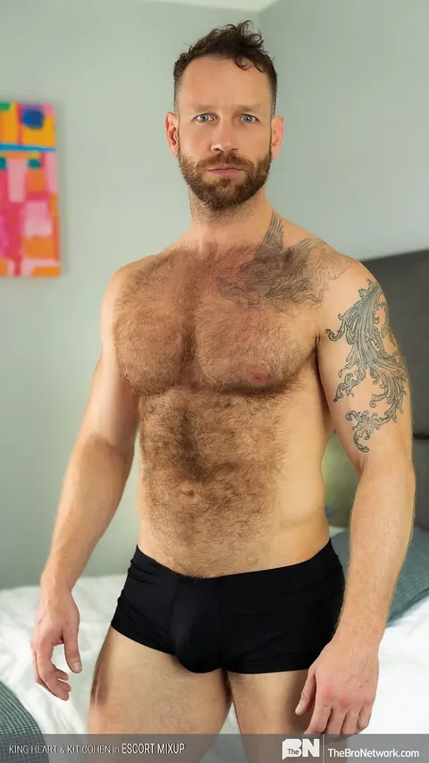 Two Athletic Men Strip, Kiss and Have Bareback Sex – photo 3 of 21