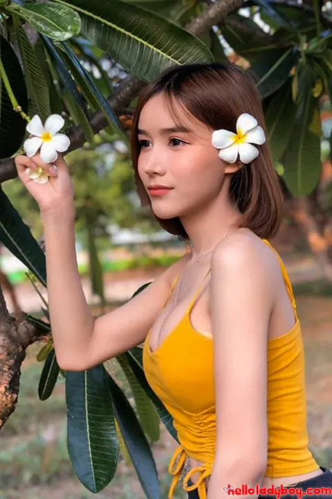 Asian Trans Woman Poses in Outfits Before Stripping Nude – photo 3 of 20